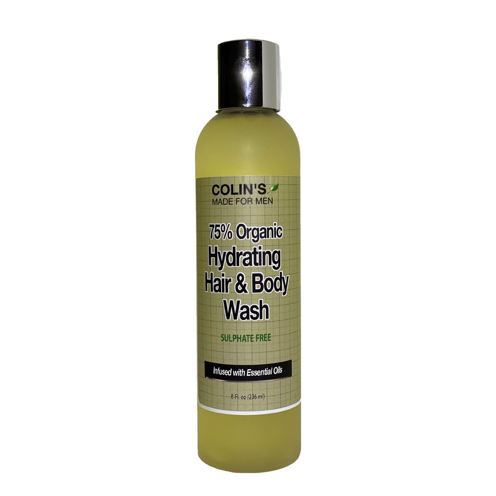 Organic Sulfate-Free Hair & Body Wash with Aloe, Rosemary & Vitamins – Gentle 2-in-1 Cleanser